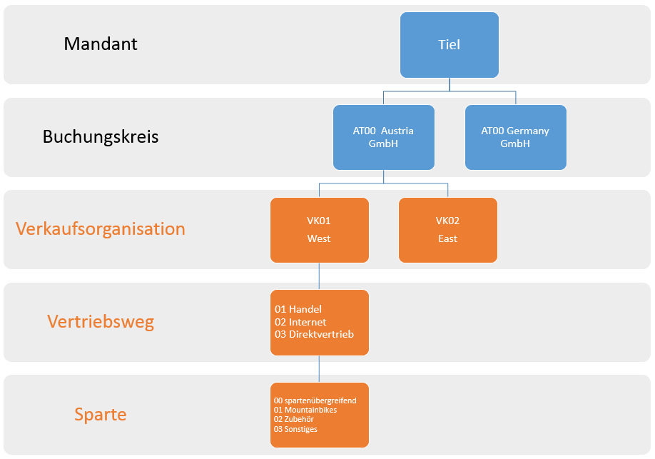 Sap Vertrieb Sd Organisationseinheiten Im Uberblick Sap Erp Schulungsunterlagen